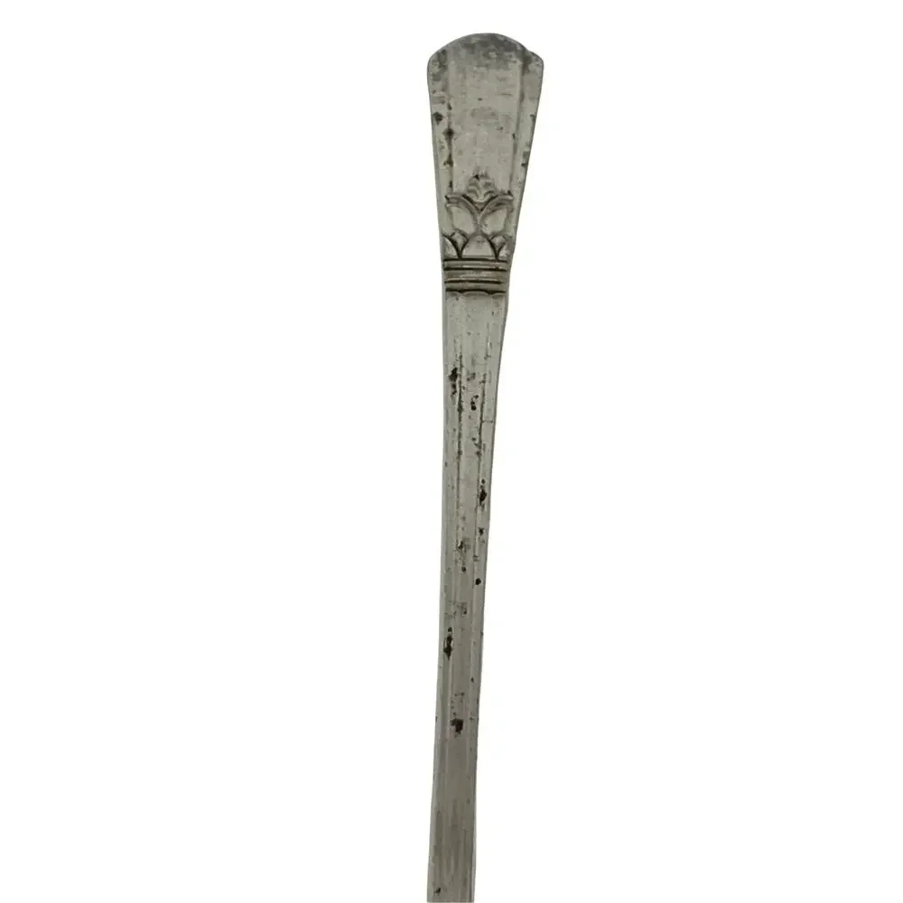 Midcentury Modern 1939 Court Silver Plate 7 5/8” Iced Tea Spoons Set Of Three